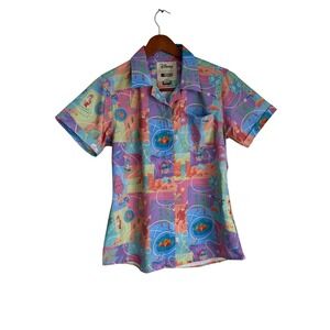RSVLTS Disney A Goofy Movie KUNUFLEX Short Sleeve Button Down Shirt Medium